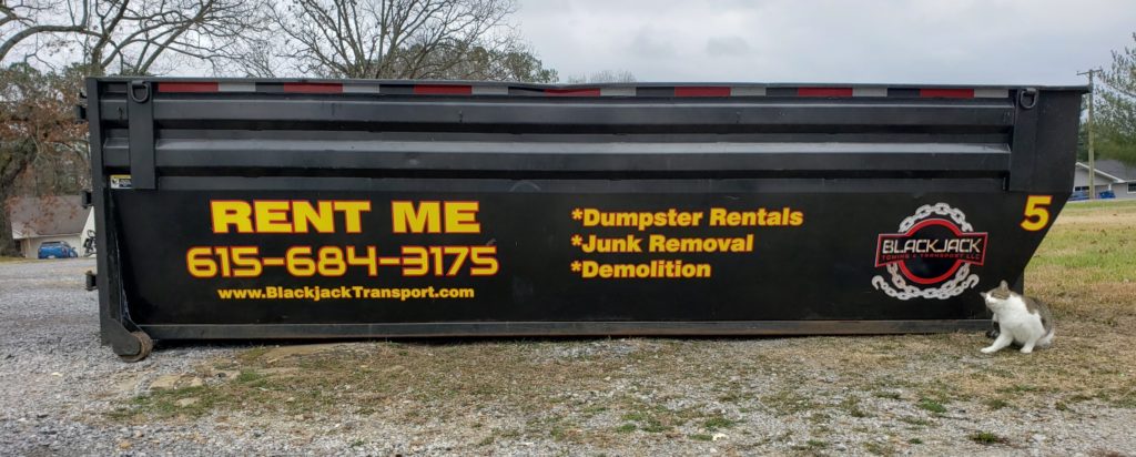 17 yard dumpster